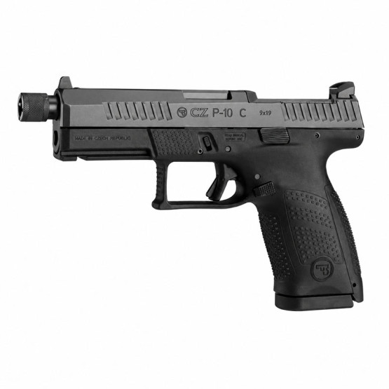CZ Pistol P-10C OR+SR Black Cal. 9mm, 15 Rds., 122mm bbl, #0554-0711-TDFBETX