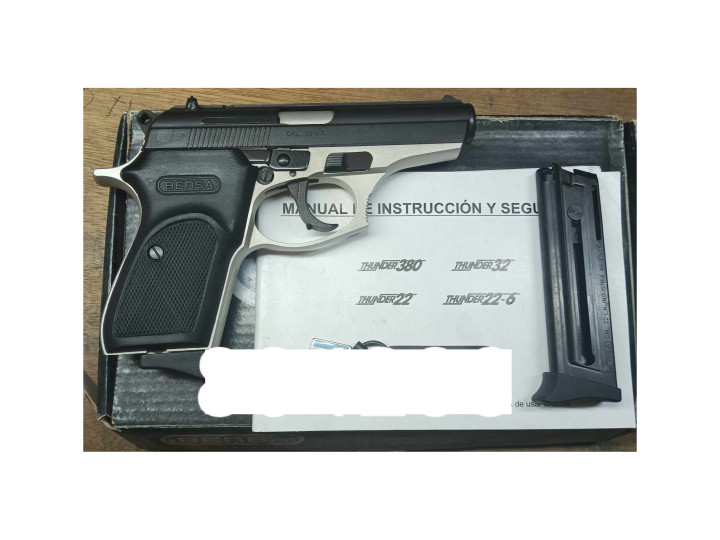 BERSA PISTOL, Thunder, Cal. 22LR, DT, 10rds #0BSA-22-D *Dent on Slide
