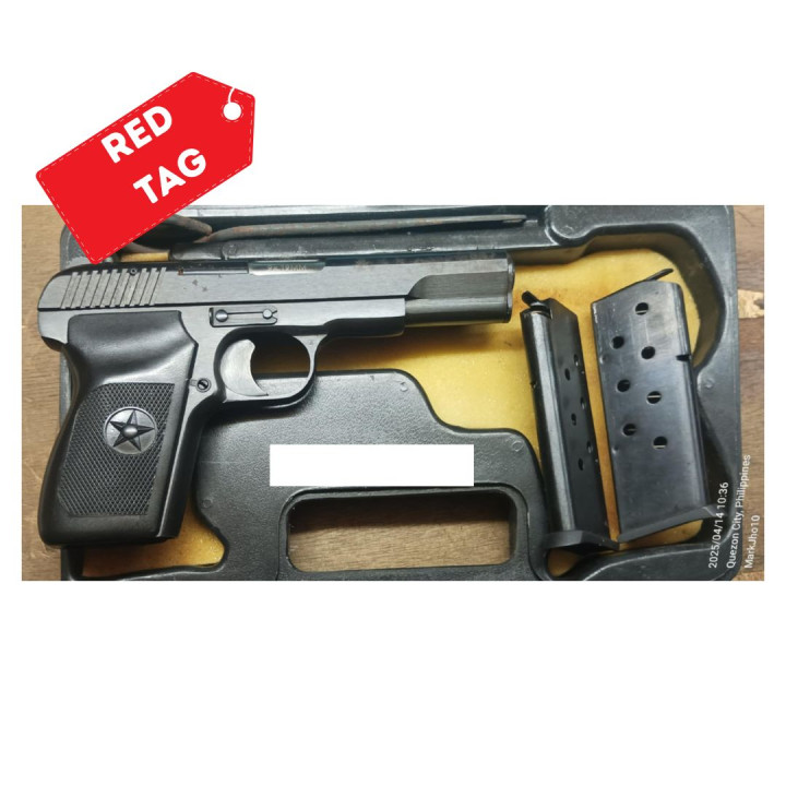 NORINCO PISTOL, Model "213", Tokarev Cal. 9mm #0NRN-9MM-213 *Rust marks on slide, stock-up safety