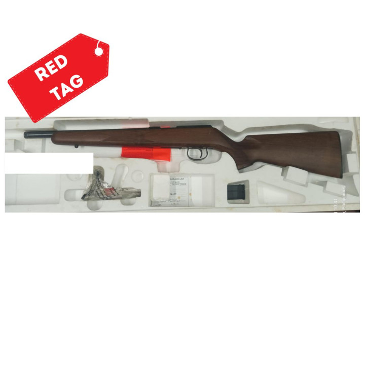 ANSCHUTZ RIFLE, Model "1517 D HB G ",  Cal. 17HMR, 14" BBL, Bolt Action, Classic Stock, 4shots, "9966" #2ANZ-17HMR-1517DHBG *Rust marks on barrel, Scratch and dent on Woodstock