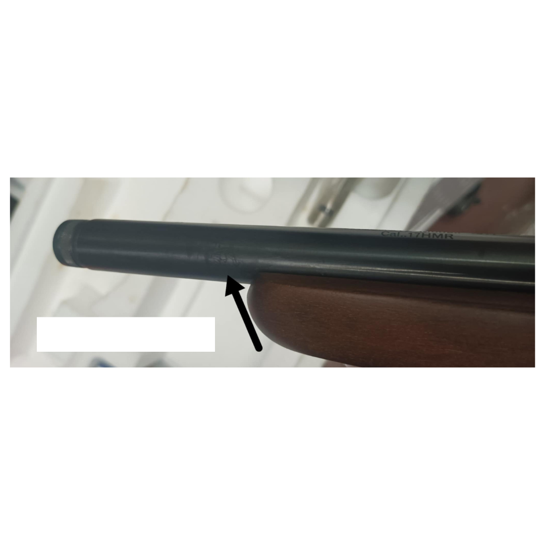 ANSCHUTZ RIFLE, Model "1517 D HB G ", Cal. 17HMR, 14" BBL, Bolt Action, Classic Stock, 4shots, "9966" #2ANZ-17HMR-1517DHBG *Rust marks on barrel - Image 2