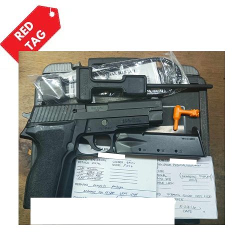 SIG SAUER PISTOL, MODEL P226R, Cal. 9mm, Black Hard Anodized Frame, Nitron Slide,15RDS. #0SIG-9MM-E26R-9-BSS *Scratches on slide