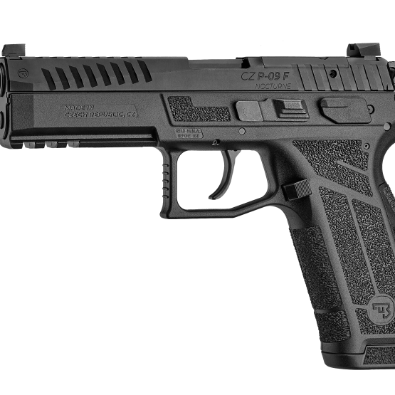 PISTOL CZ Model "P-09 F NOCTURNE" Cal.9MM, fiberglassreinforced polymer frame, 19 rds magazine capacity, Luminescent sight, Tritium sight, #0724-0750-TDRSEHX