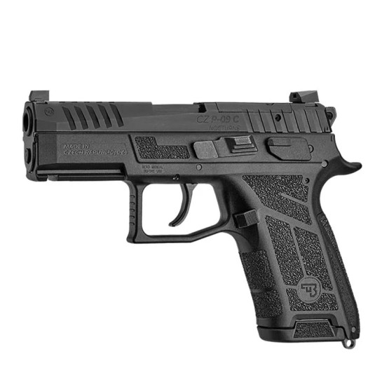 PISTOL CZ Model "P-09 C NOCTURNE" Cal.9MM, fiberglassreinforced polymer frame, 15 rds magazine capacity, Luminescent sight, Tritium sight, #0714-0750-TDRBEHX