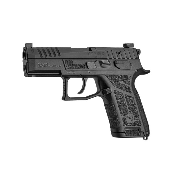 PISTOL CZ Model "P-09 C NOCTURNE" Cal.9MM, fiberglassreinforced polymer frame, 15 rds magazine capacity, Luminescent sight, Tritium sight, #0714-0750-TDRBEHX