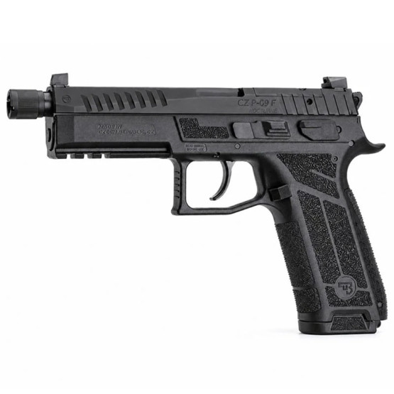 PISTOL CZ Model "P-09 F NOCTURNE SR" Cal.9MM, fiberglass-reinforced polymer frame, 19 rds magazine capacity, Luminescent sight, Tritium sight, #0724-0750-TDRSETX