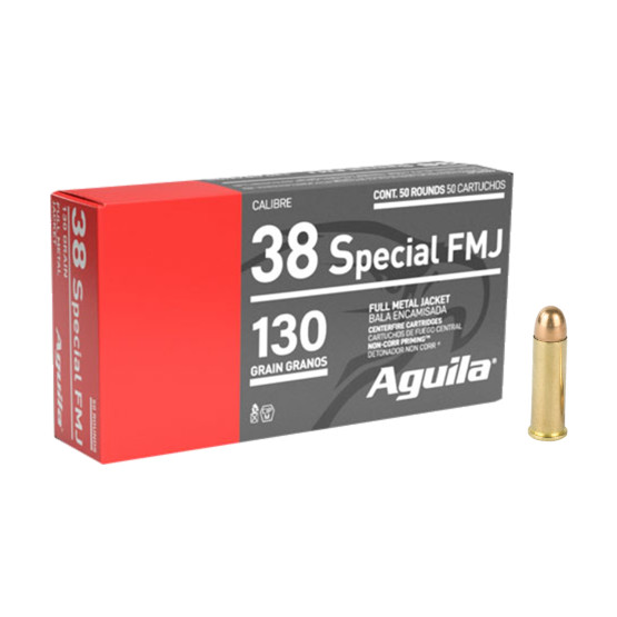 AGUILA Cal.38Spl. Full Metal Jacket 130 grs. #1E382521