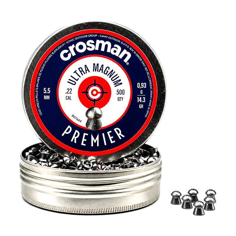 CROSMAN Pellet Model 6-LDP22 Cal. 22 Ultra Magnum 14.3gr. (500/tin)