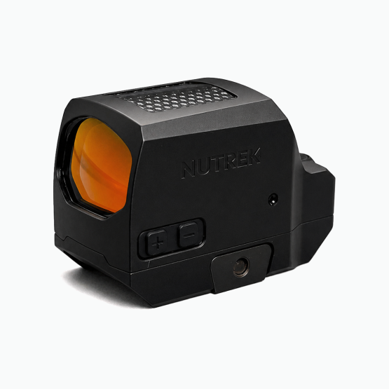 NUTREK OPTICS THUNDER PRO 30x22 - solar-powered+batter  power, 2/40 moa, dot+circle, Includes different height Picatinny mounts  for flexible setups DST32RSV