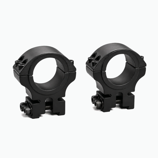 NUTREK SCOPE MOUNT - 16mm Dove Tail - 6061 Alu. For 16mm  Dove-tail rails, Include Reducing Sleeve to fit both 1 Inch and 301nm  Tube. Center Height: 32.4mm. RGl730M