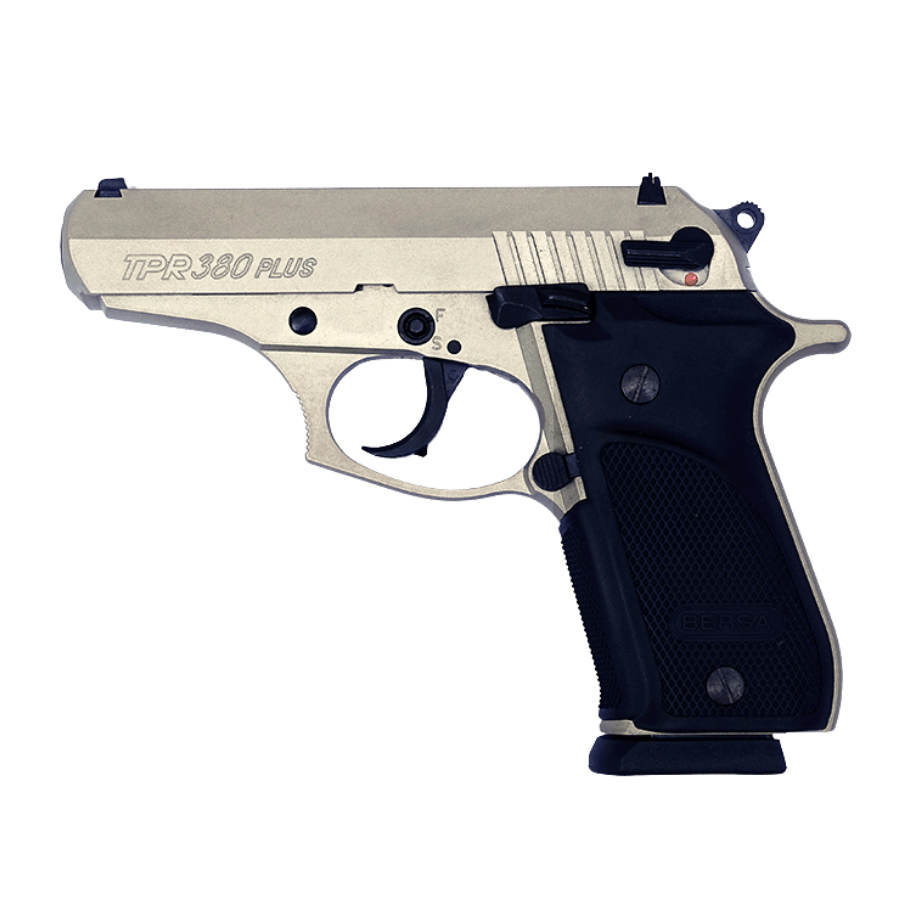 BERSA PISTOL Model TPR380 PLUS NICKEL 15 RDS Cal. 380