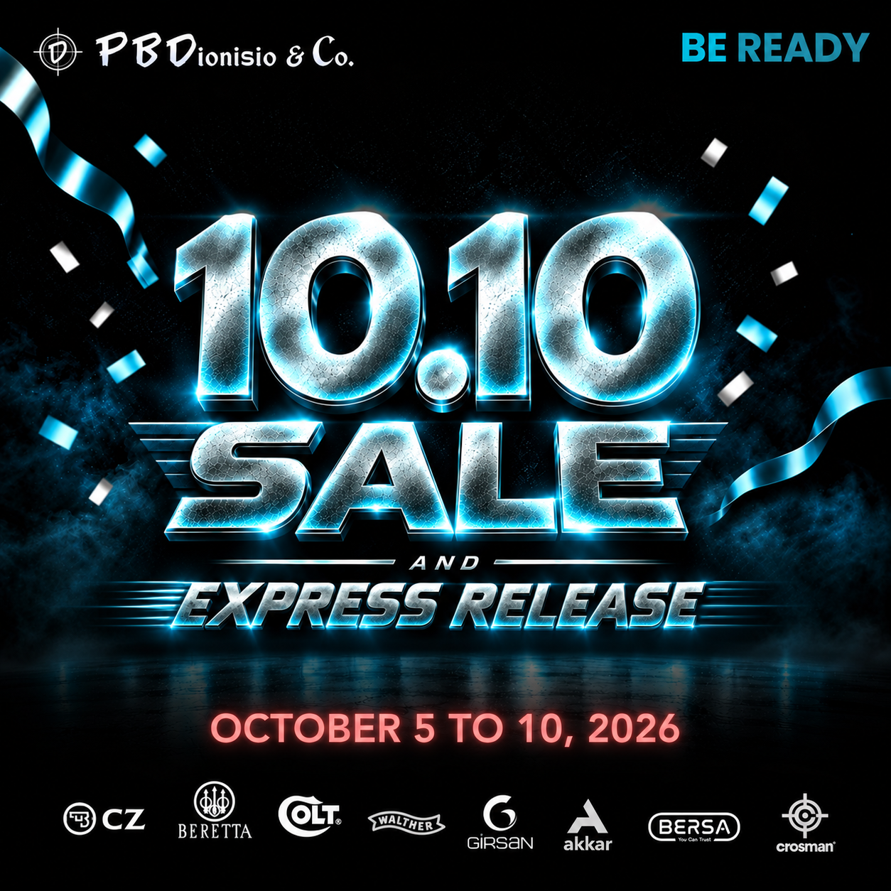 10.10 Sale Express Release Poster